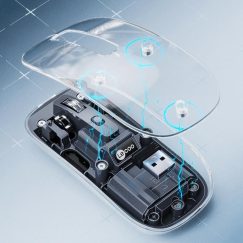 نمای جانبی ماوس بی‌سیم لکو مدل WS215DM